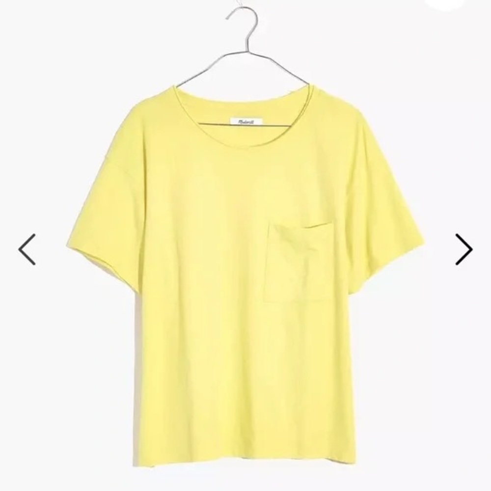 MADEWELL Softfade Cotton Oversized Pocket Tee